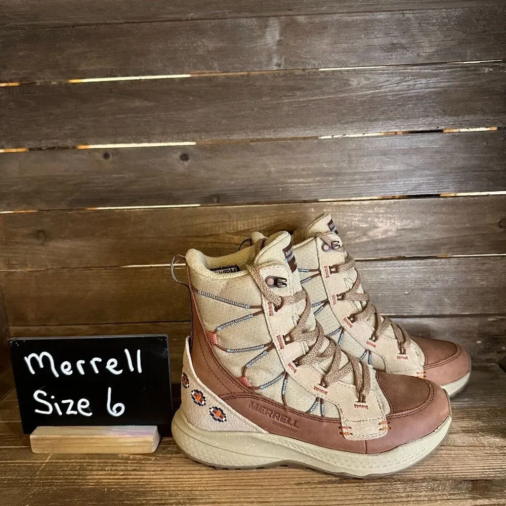 New Womens Merrell Bravada 2 Thermo WP Jordan Ann Craig Snow Winter Boots‎ 6 M